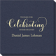 Thanks For Celebrating Any Event Linen Like Napkins Image 2 of 6